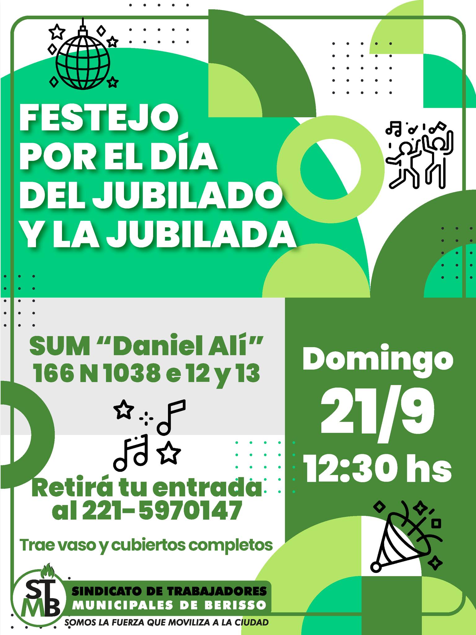 ALMUERZO POR EL DÍA DEL JUBILADO Y LA JUBILADA | Sindicato de ...